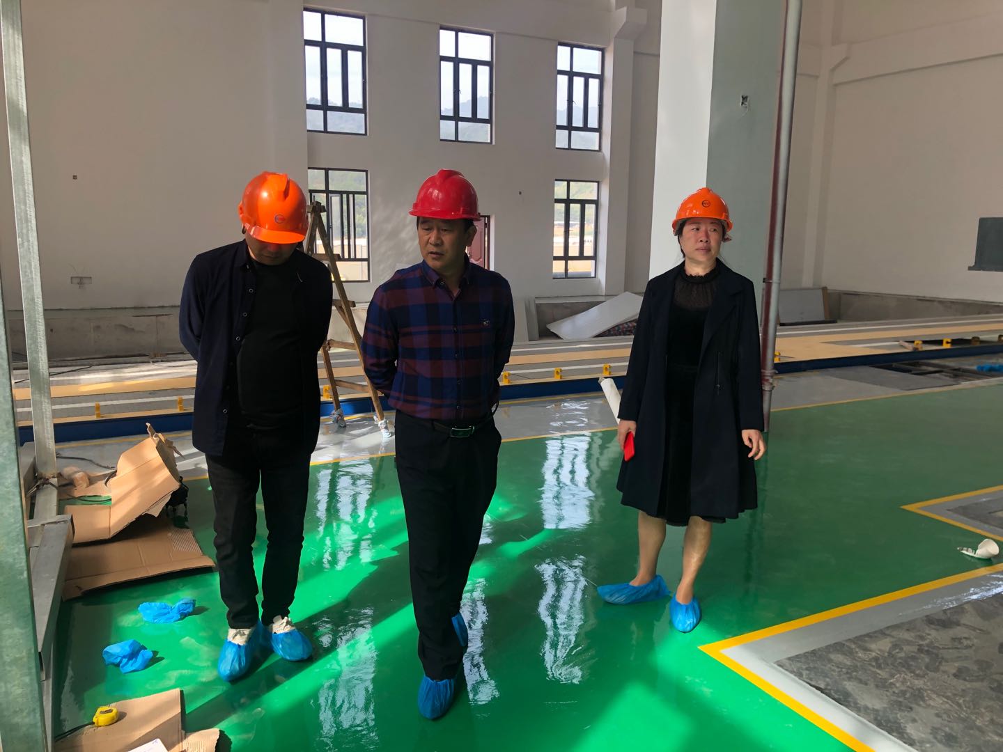福建易順建筑工程有限公司董事長李易順視察在建項(xiàng)目（一）